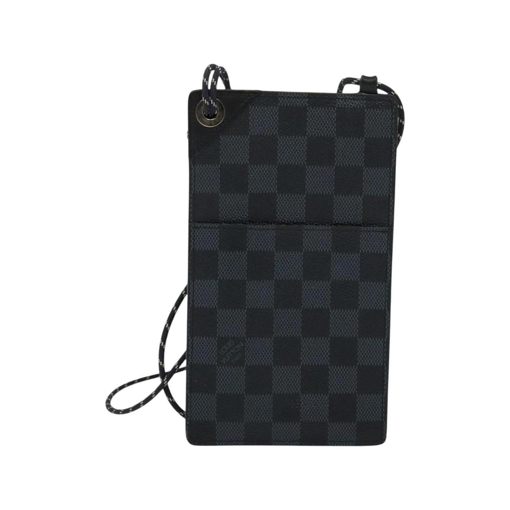 Bolso de hombro Louis Vuitton Pochette Phone de lona - Gris