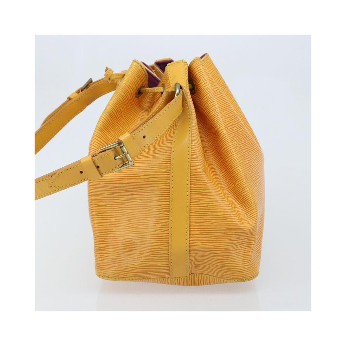 Sac Porté Épaule Louis Vuitton Petit Noe Medium Cuir - Jaune