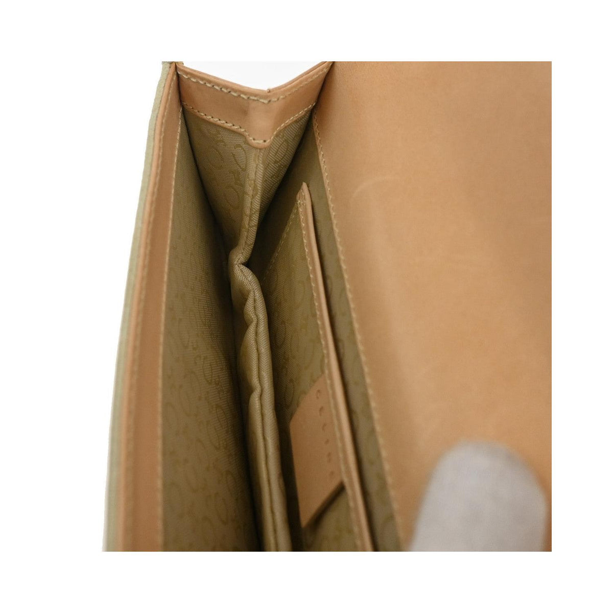 Pochette Celine C Macadam Shoulder Daim - Beige