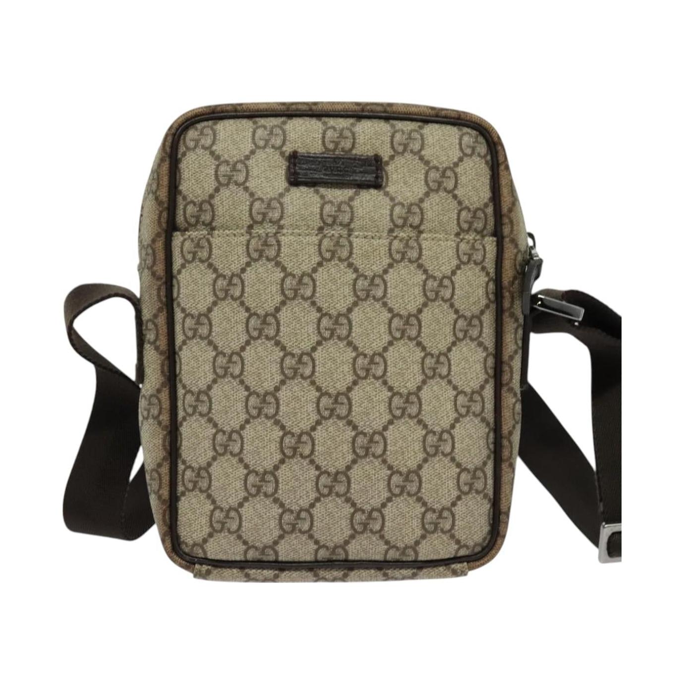 Gucci GG Supreme Bolso de hombro Lona mediano