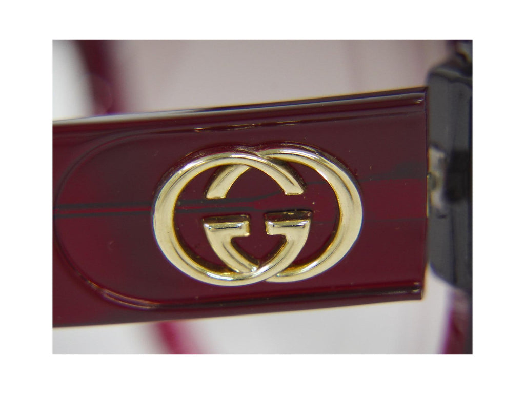 Lunettes De Soleil Gucci Eyewear Plastic - Rouge