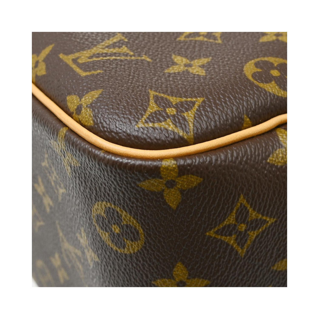 Sac À Main Louis Vuitton Deauville Mini Toile - Marron