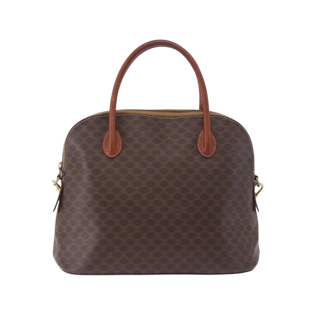 Sac À Main Celine Macadam Small Pvc - Marron