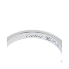 Bague Cartier 1895 Wedding Band 2Mm Platinum - Argent