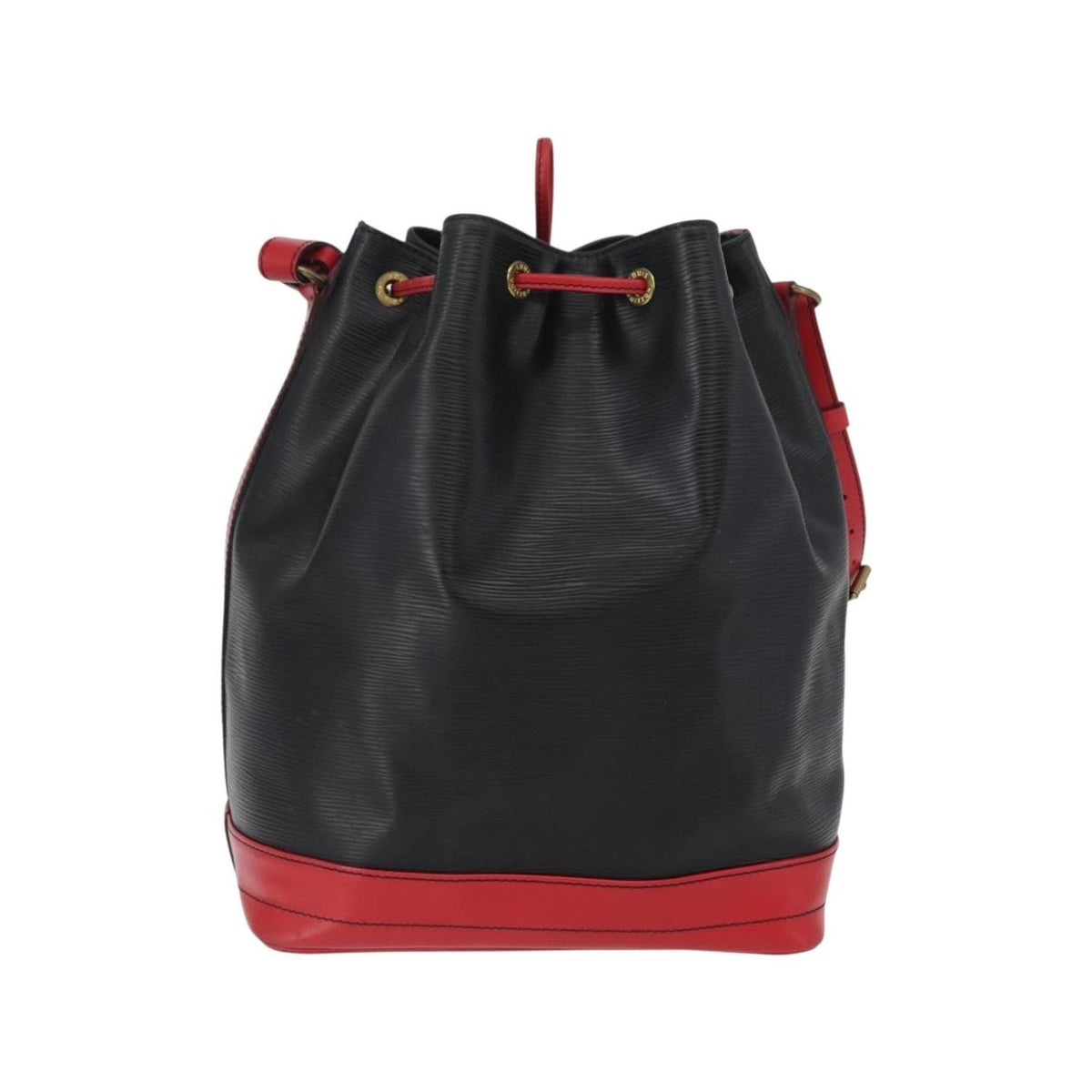Sac Porté Épaule Louis Vuitton Bicolor Noe Large Cuir - Noir