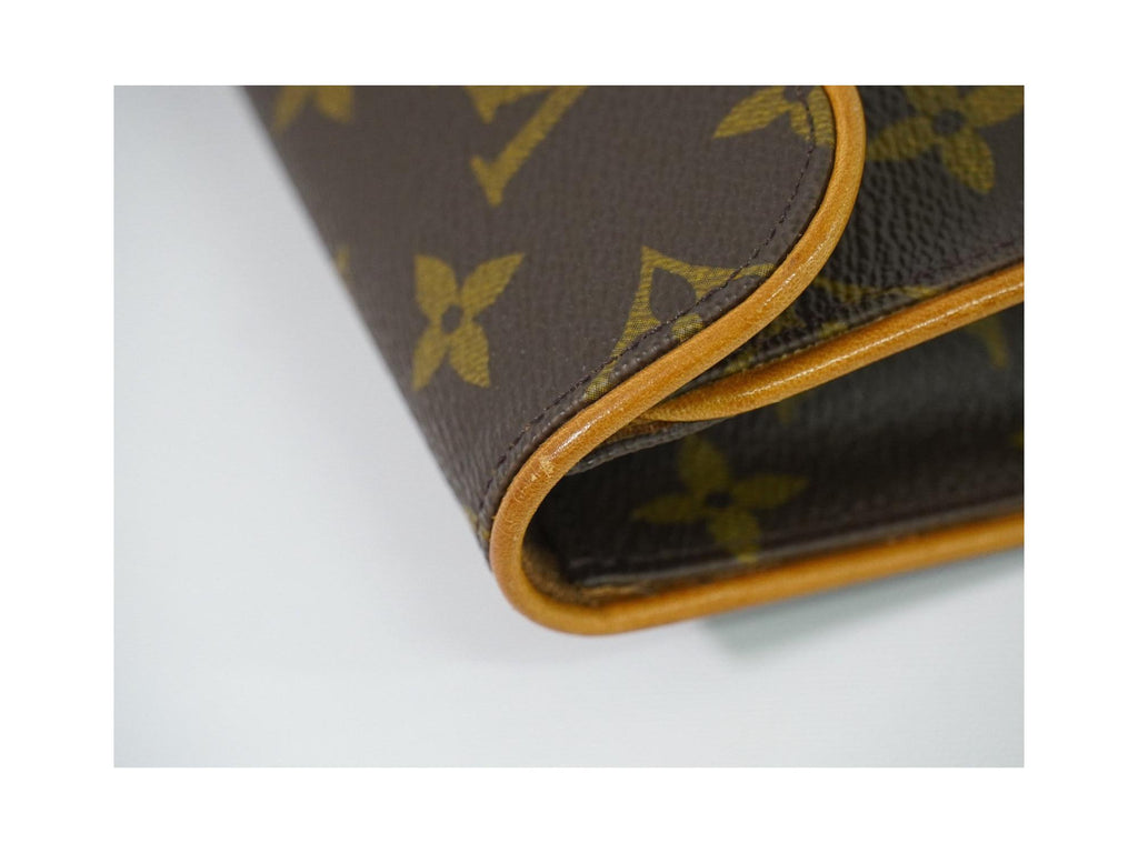Pochette Louis Vuitton Florentine Pochette Toile - Marron