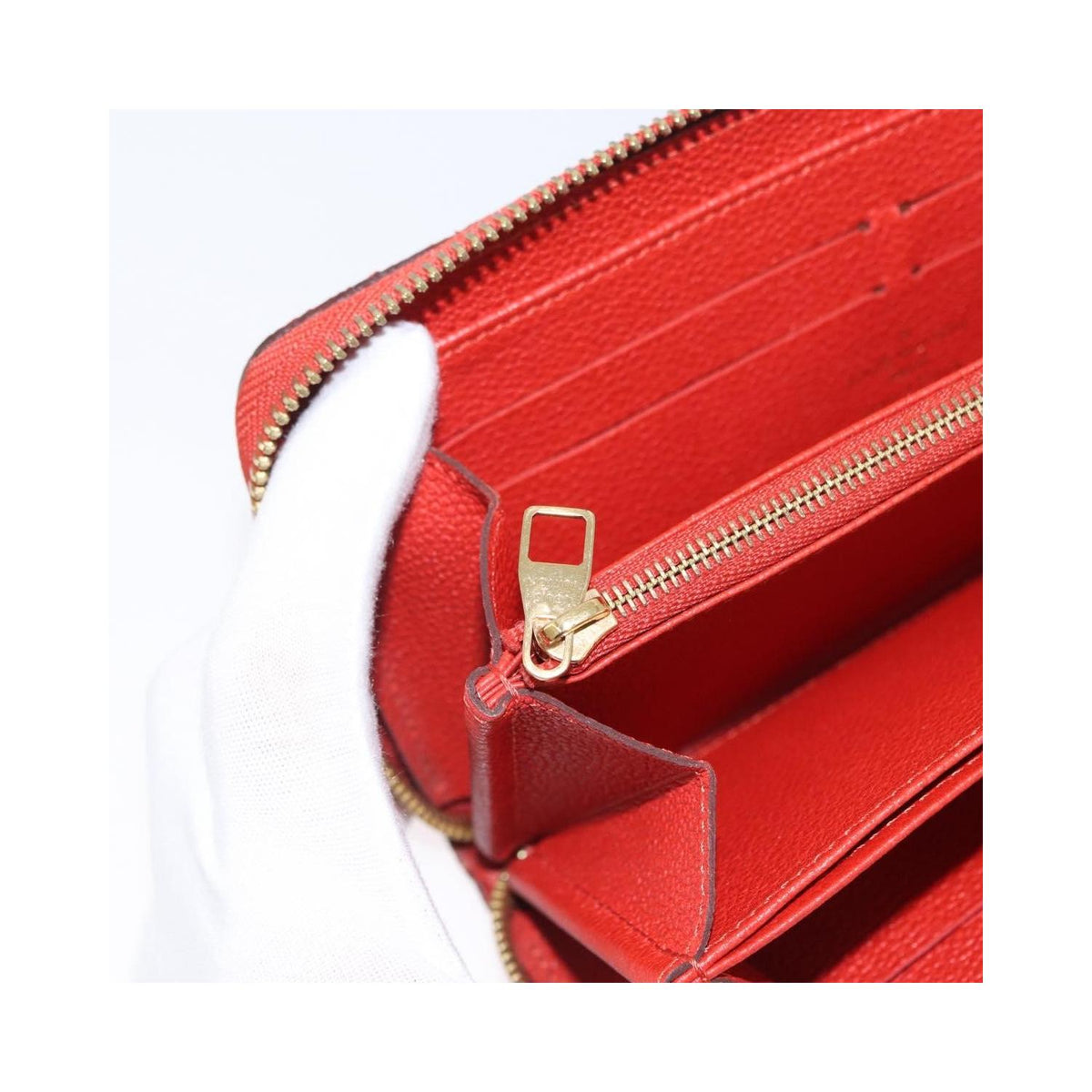 Portefeuille Louis Vuitton Portefeuille Zippy Monogramme Empreinte Cuir - Orange