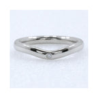 Bague Tiffany & Co. Elsa Peretti Curved Wedding Band Platinum - Argent