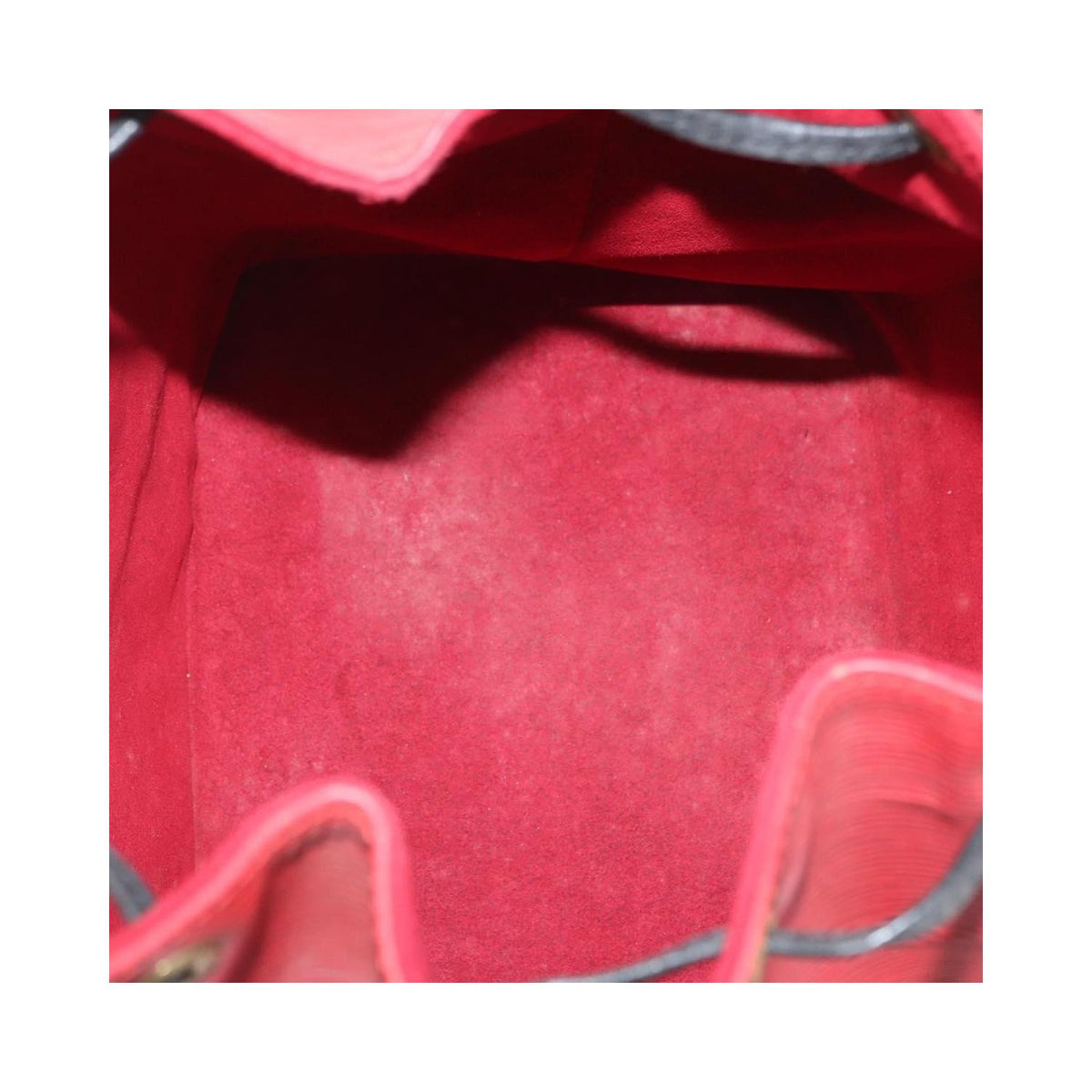 Sac Porté Épaule Louis Vuitton Bicolor Petit Noe Handbag Cuir - Rouge