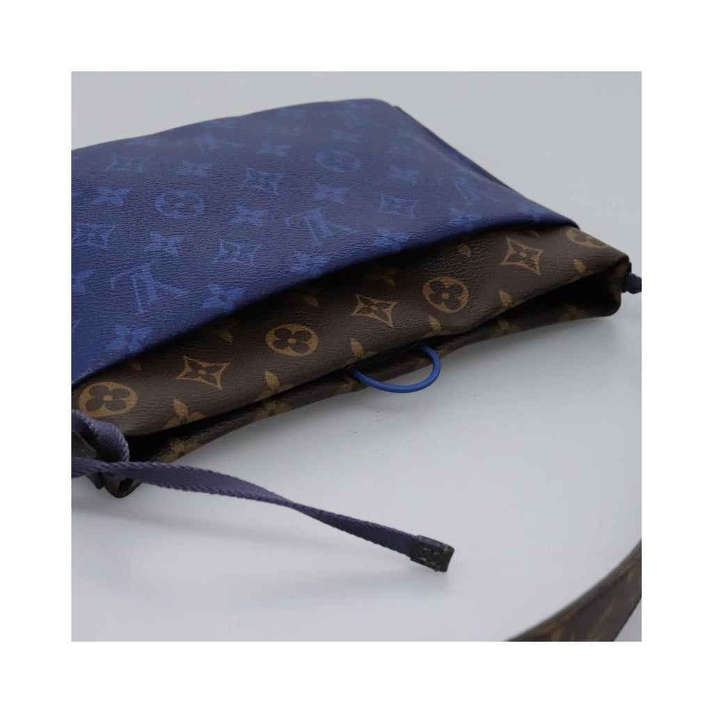 Sac Porté Épaule Louis Vuitton Outdoor Medium Toile - Bleu