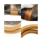 Sac De Voyage Louis Vuitton Keepall Bandoulière 55 Cuir - Marron