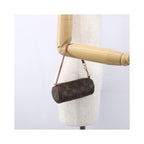 Pochette Louis Vuitton Papillon mini de lona marrón