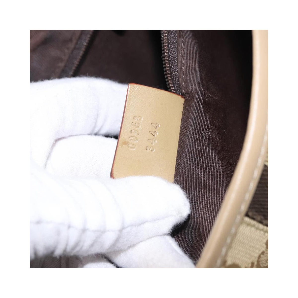 Sac À Main Gucci Jackie Medium Toile - Beige