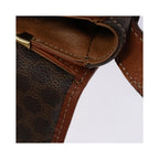 Sac Celine Macadam Shoulder Bag Toile - Marron