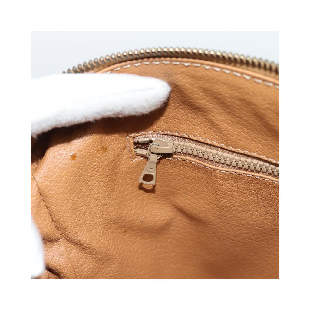 Sac À Main Celine Vintage Macadam Boston Toile - Marron