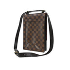 Pochette Louis Vuitton Portobello Messenger Toile - Marron