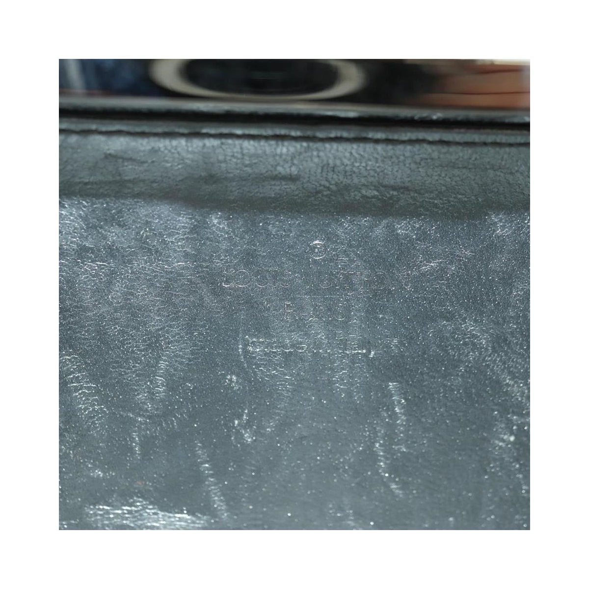 Pochette Louis Vuitton Motard Minaudiere Satin - Gris