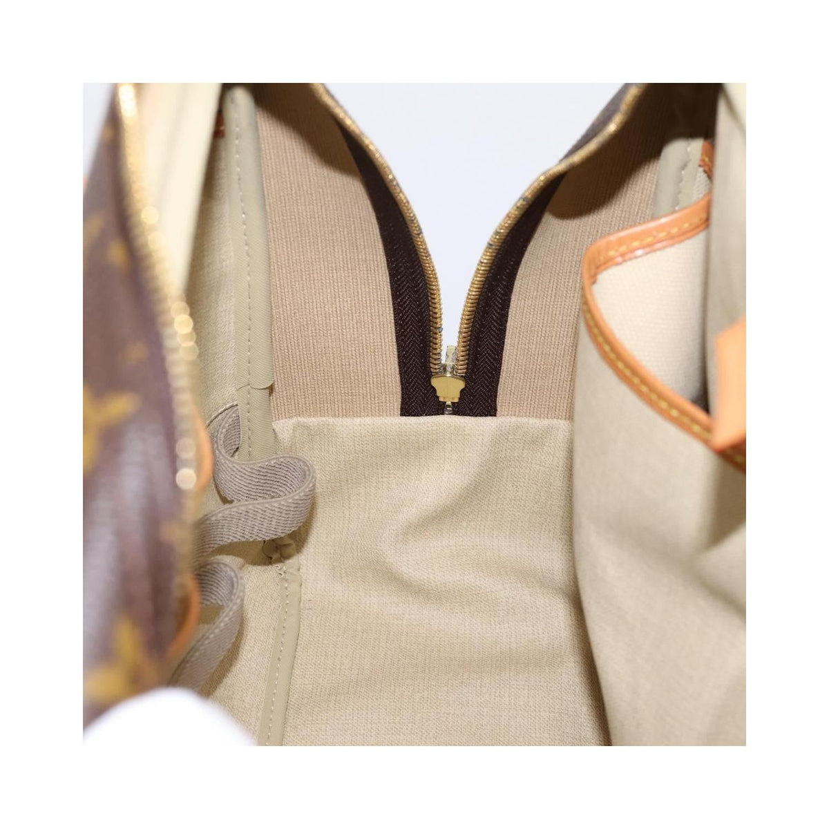 Sac À Main Louis Vuitton Deauville Mini Toile - Marron