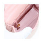 Sac Chanel Vintage Camellia Flap Bag Micro Cuir - Rose