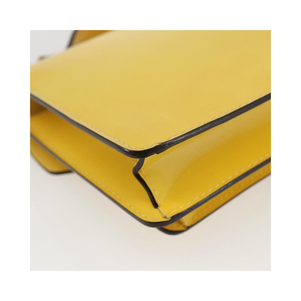 Sac À Main Louis Vuitton Monceau Handbag Bb Cuir Verni - Jaune