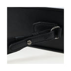 Sac Porté Épaule Fendi Logo Vertical Box Cuir - Noir