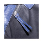 Pochette Balenciaga Classic Studs Envelope Strap Clutch Mini Cuir - Bleu Marine