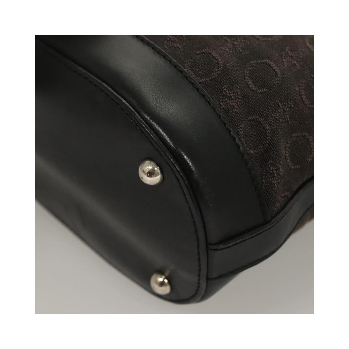 Sac À Main Celine C Macadam Handbag Toile - Noir