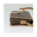 Sac Celine Macadam Shoulder Bag Toile - Marron