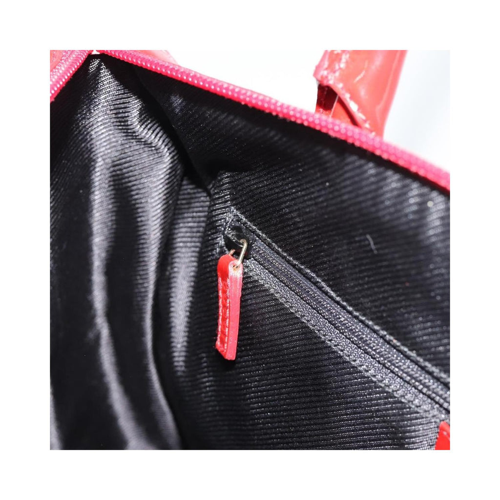 Sac À Main Gucci Structured Top Handle Open Tote Large Toile - Rouge