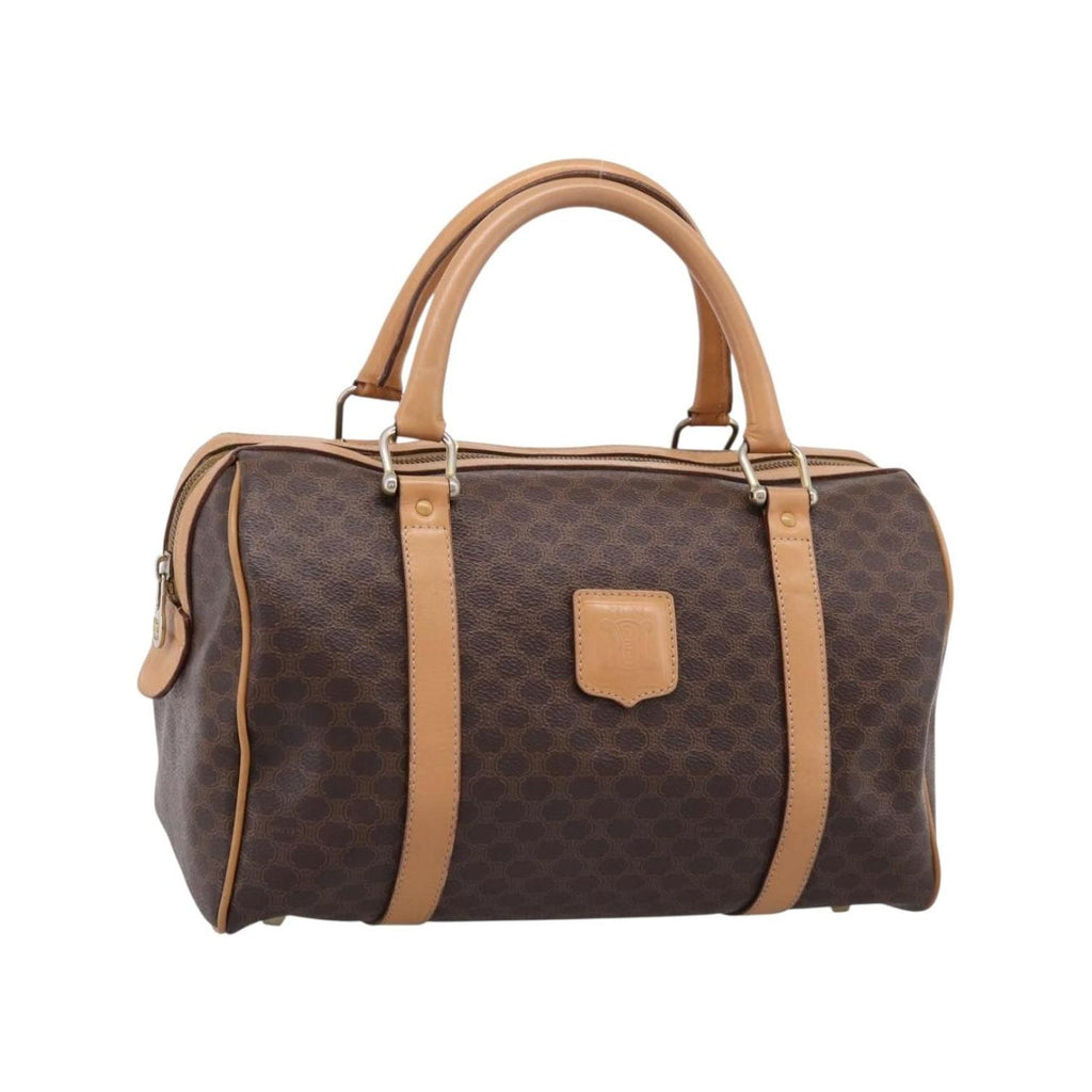 Sac De Voyage Celine Boston Toile - Marron