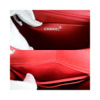 Chanel Vintage CC Flap Top Handle calfskin bag - Red