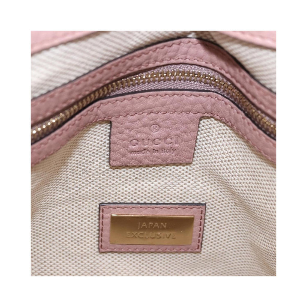 Cabas Gucci Soho Working Large Cuir - Rose