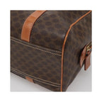 Sac Celine Macadam Handbag Toile - Marron