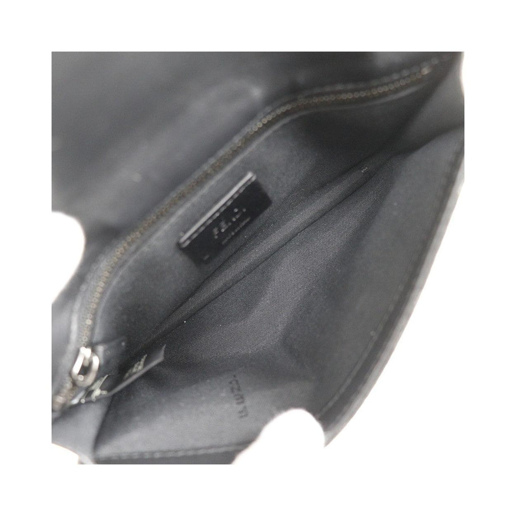 Sac Porté Épaule Fendi Baguette Convertible Belt Bag Toile - Noir