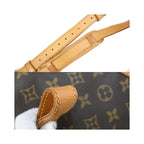 Bolsa de viaje Louis Vuitton Keepall Bandoulière 60 de lona - Marrón