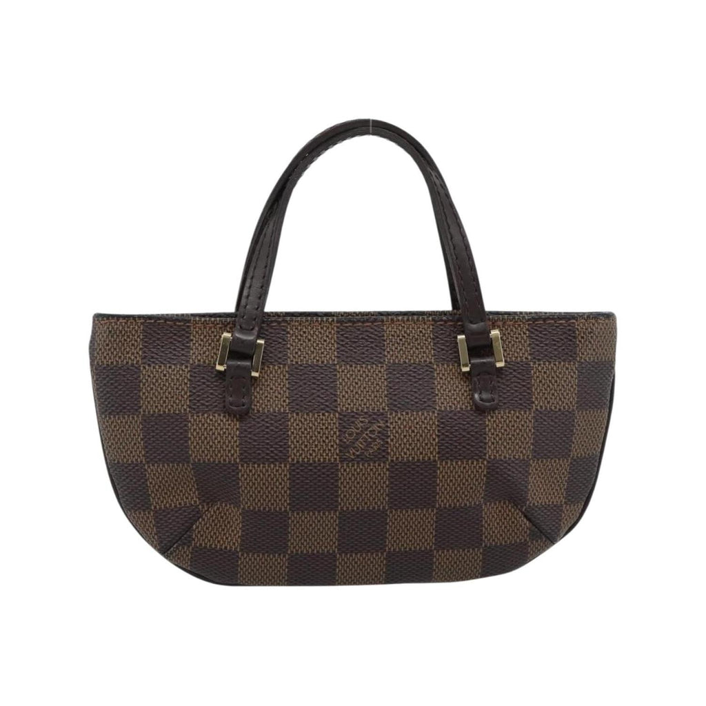 Pochette Louis Vuitton Manosque Pochette Gm Toile - Marron