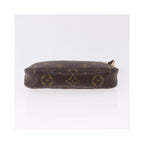 Pochette Louis Vuitton Mini Pochette Accessoires Mini Toile - Marron