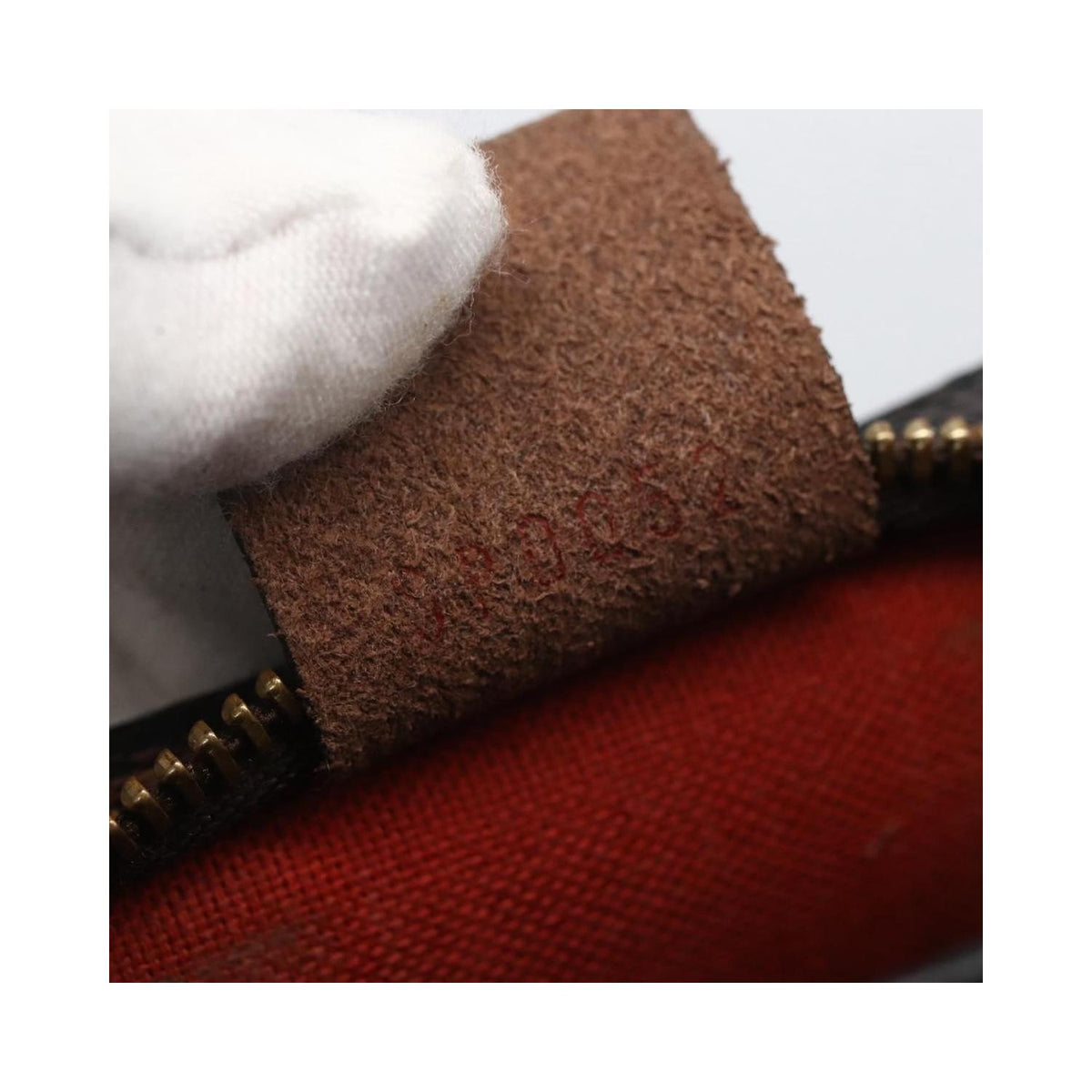 Pochette Louis Vuitton Trousse Make Up Small Toile - Marron