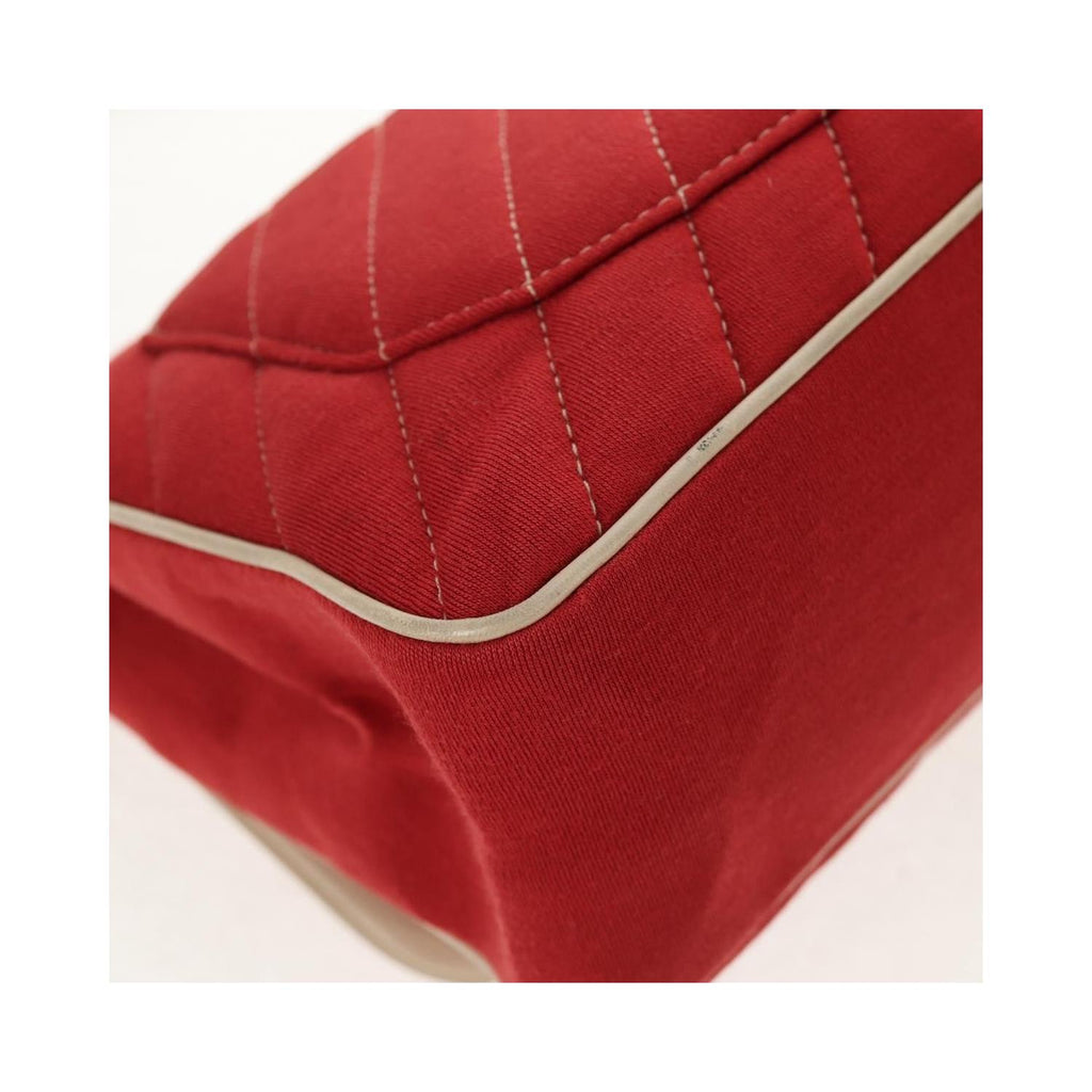 Chanel Leo Lion Medium Cotton Flap Shoulder Bag - Red