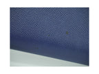 Portefeuille Chanel Deauville Flap Wallet Long Cuir - Bleu Marine