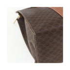 Cabas Celine Vintage Macadam Shopper Tote Toile - Marron