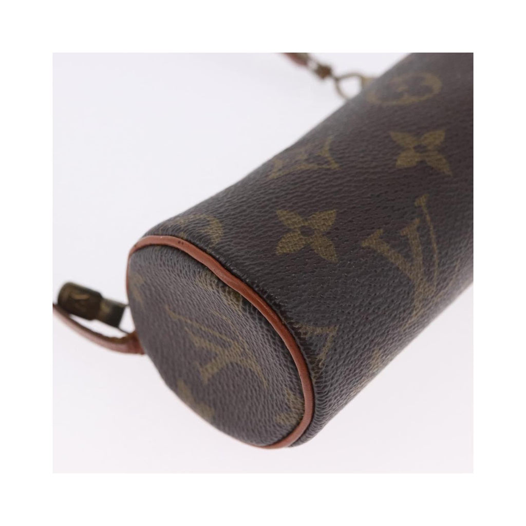 Pochette Louis Vuitton Papillon mini de lona marrón