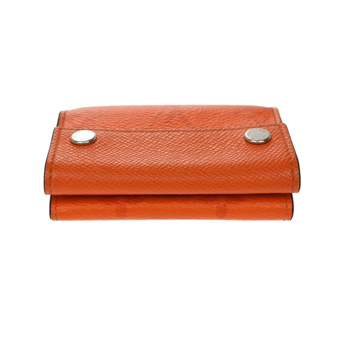 Portefeuille Louis Vuitton Discovery Compact Cuir - Orange