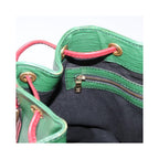 Sac Porté Épaule Louis Vuitton Bicolor Petit Noe Handbag Cuir - Vert
