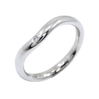 Bague Tiffany & Co. Elsa Peretti Curved Wedding Band Platinum - Argent