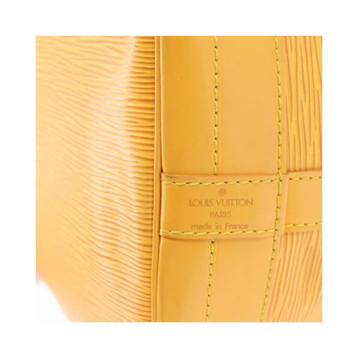 Bolso de hombro Louis Vuitton Noé grande de cuero - Amarillo