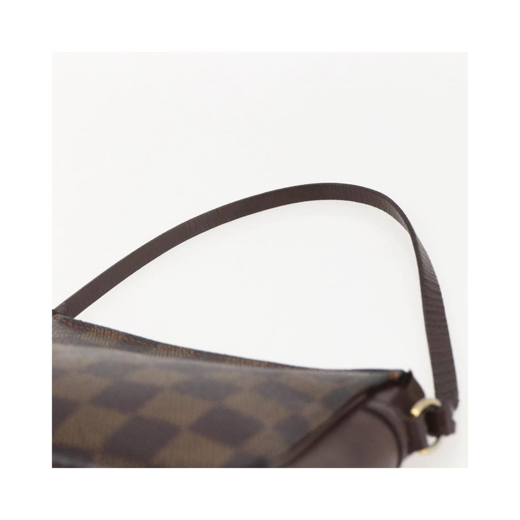 Pochette Louis Vuitton Trousse Make Up Small Toile - Marron