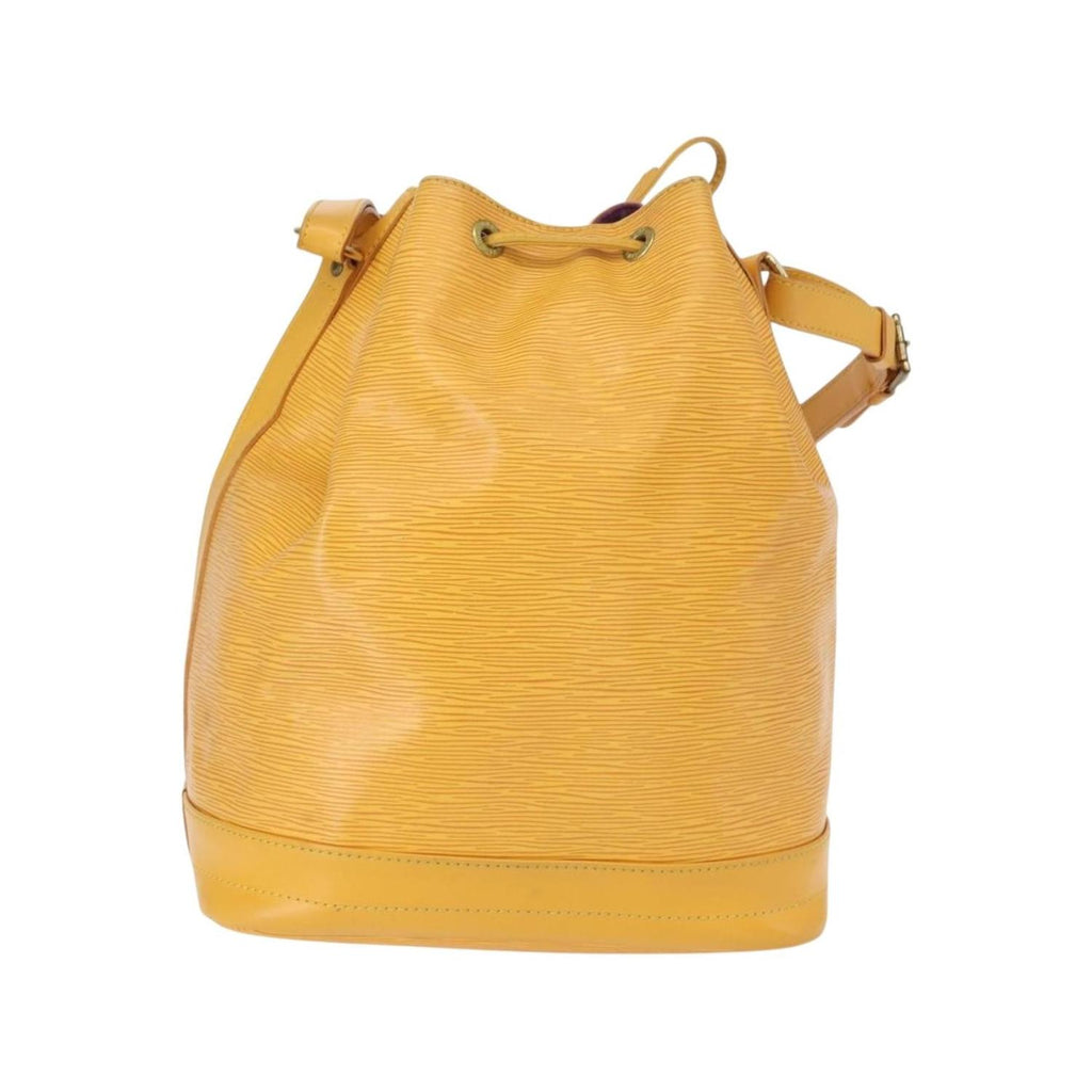 Bolso de hombro Louis Vuitton Noé grande de cuero - Amarillo
