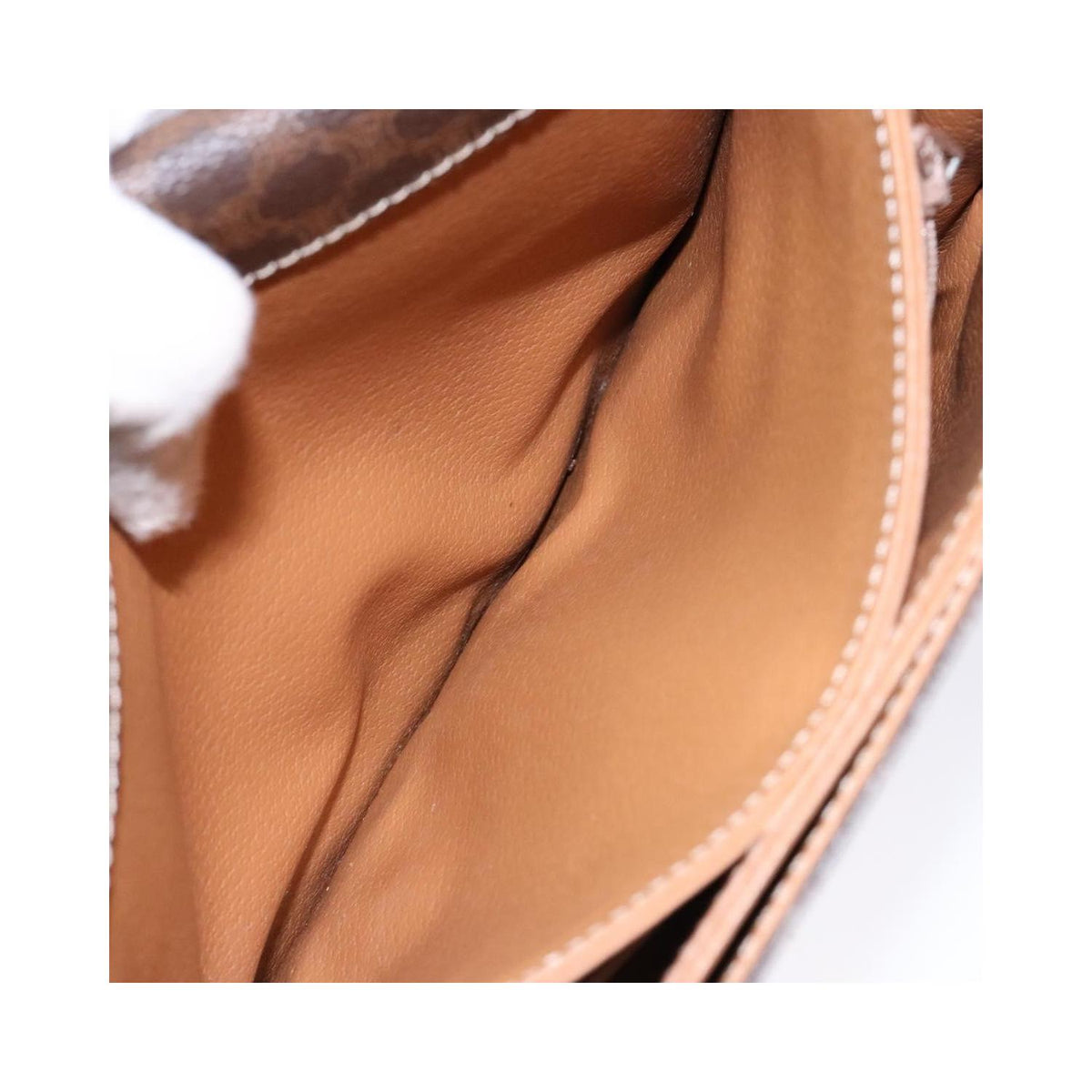 Sac Celine Macadam Shoulder Bag Toile - Marron