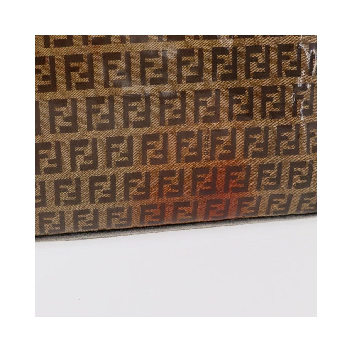 Fendi Mamma Baguette PVC shoulder bag - Brown